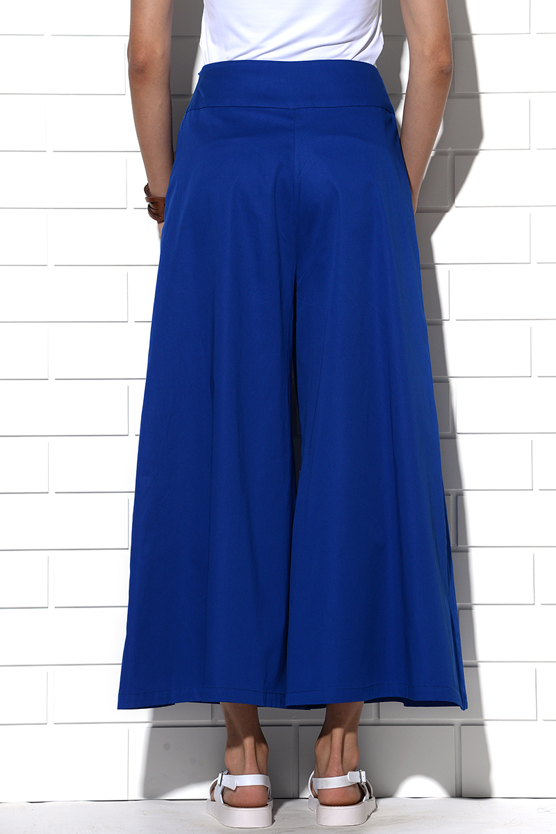 Icaria wide leg pants in blue